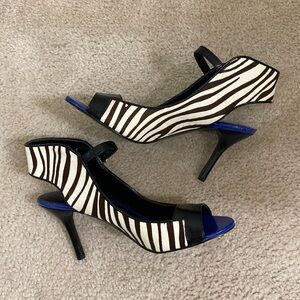 Nine West Zebra Print‎ Heels